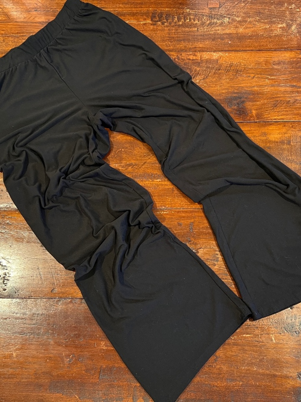 New Directions Studio Black Flare Wide-Leg Casual Lounge Pants M